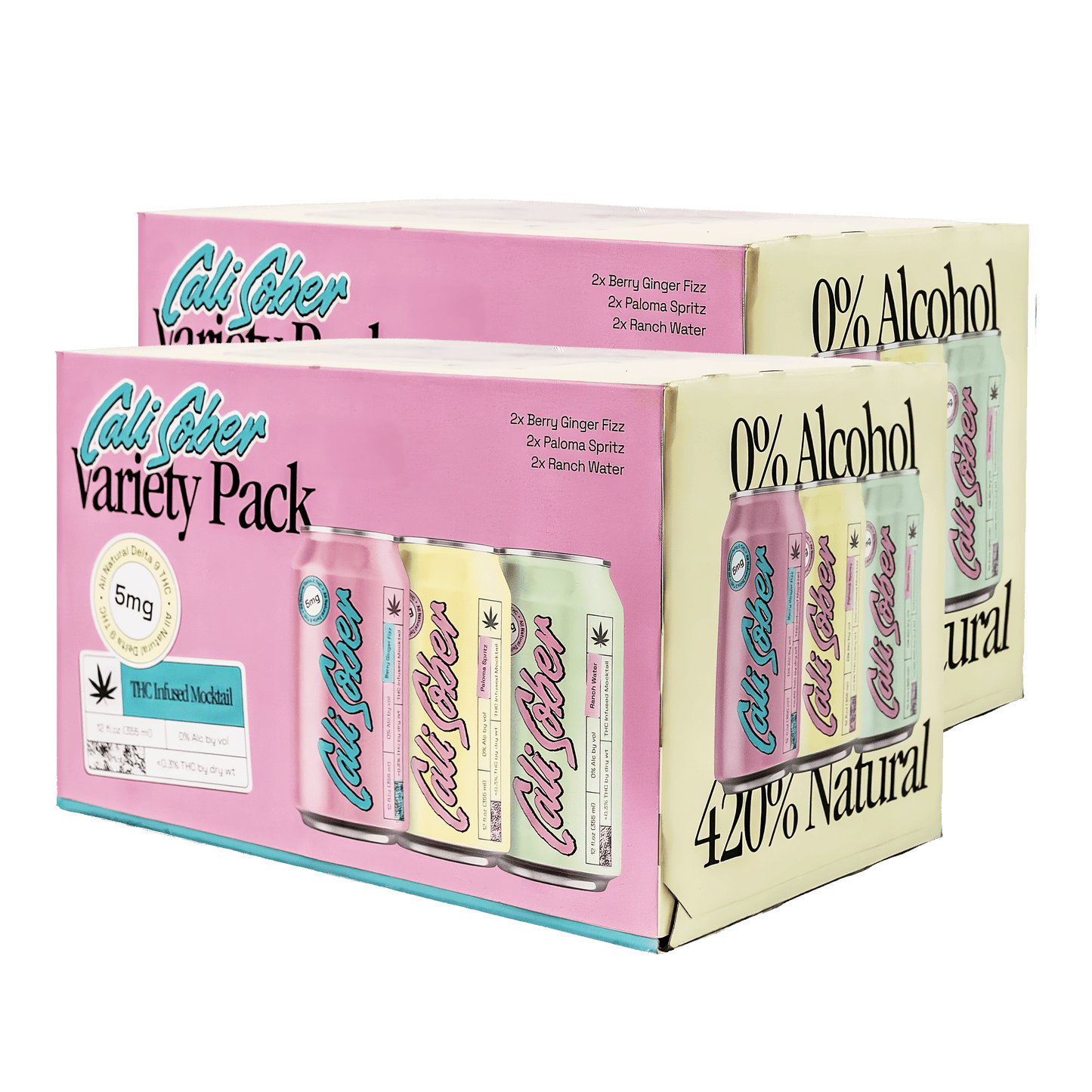 5mg Variety 12 - Pack - Cali Sober - Cali Sober